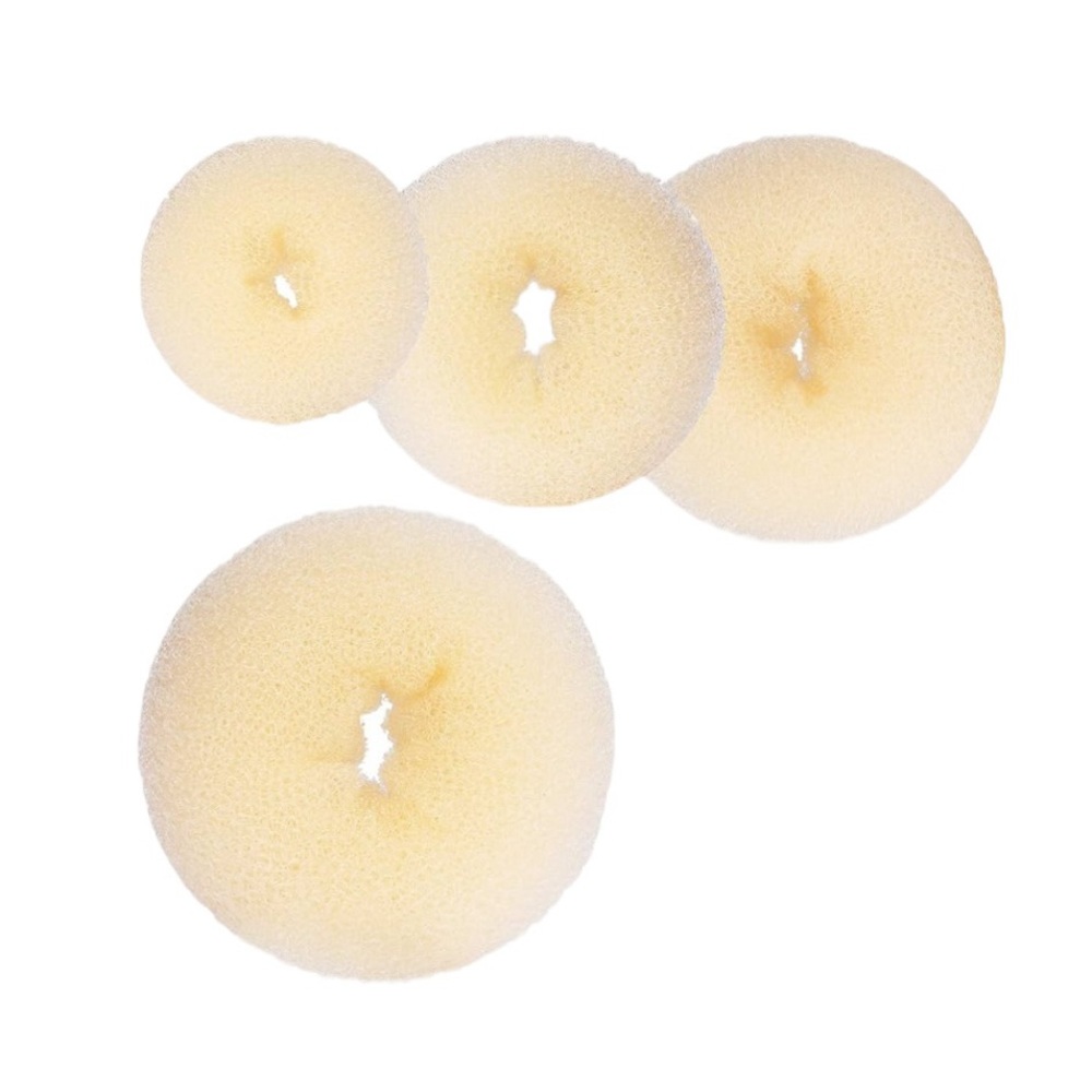 Blonde Hair Bun Shaper Set with XL L M & S Doughnuts Ring Stylers NWOT